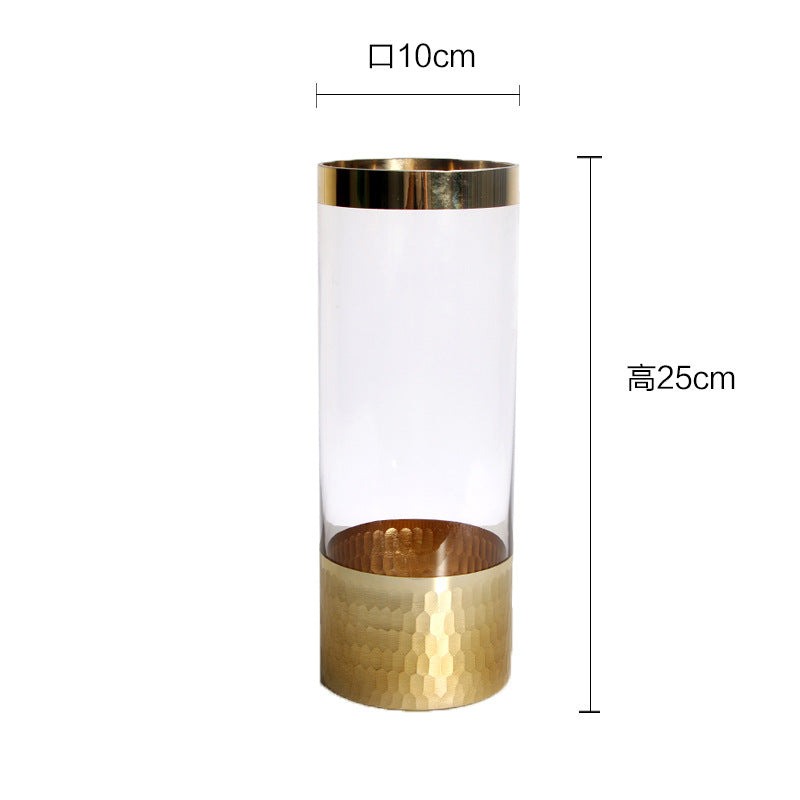 Glass vase modern transparent hydroponic flower vase home decoration ornaments - V.I.P Digital Presence