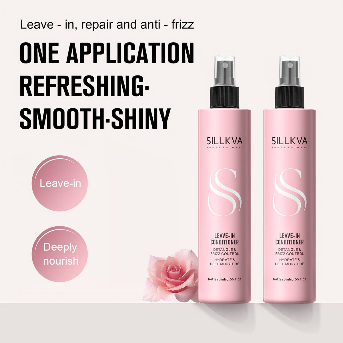 Leave-In Conditioner Spray with Heat Protectant 6.55oz, Deep Conditioning Anti-Frizz No-Rinse Hair Spray — image 11
