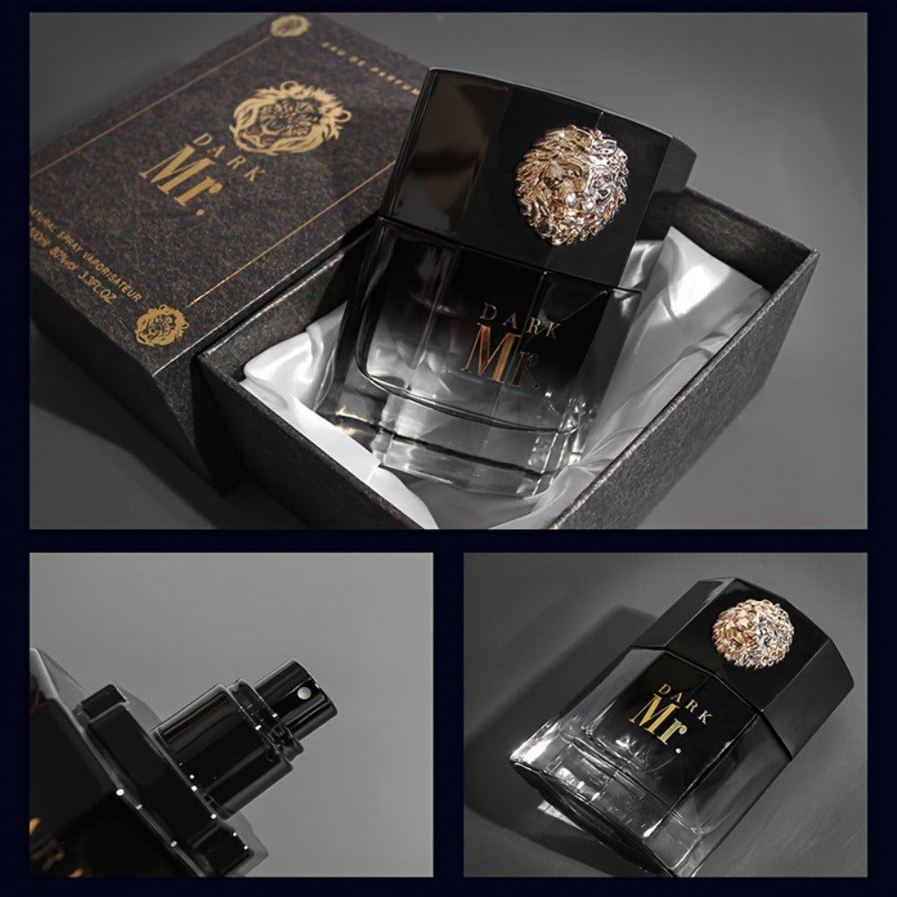 Men's Cologne Spray, Mr. Blue Lion Masculine EDT, Fresh Woody Scent for Sports Business Romance, Elegant Gift for Him — image