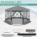 Pop-Up Canopy Tent 15ft Mosquito Net Screen House UV50+ for Garden, Yard and Pest Management — image 6