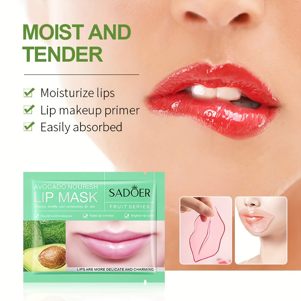 Lip & Under Eye Mask Travel Set 62 Pieces – Moisturizing Non-Greasy Lip Mask & Eye Patch Kit, Hydrating Autumn Winter Skincar