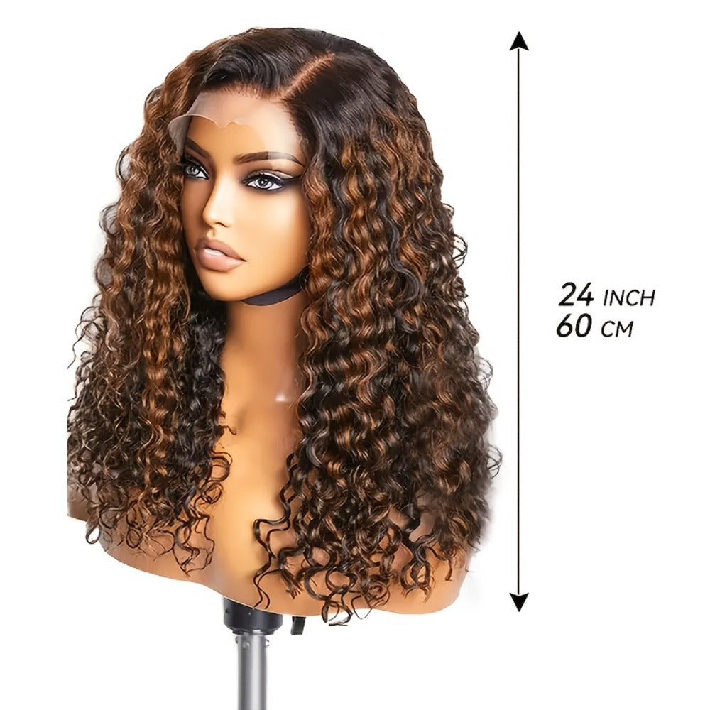 Deep Wave Human Hair Wig with 13x4 HD Lace Front, 180% Density and 14-34 Inch Length Options — image 5