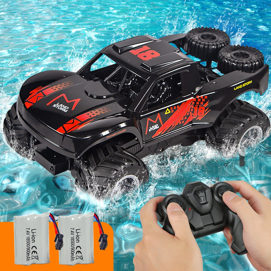 RC Monster Truck or Pickup 1:16 Scale in Five Body and Color Styles with 4WD Layout and Two Rechargeable Batteries — image 32