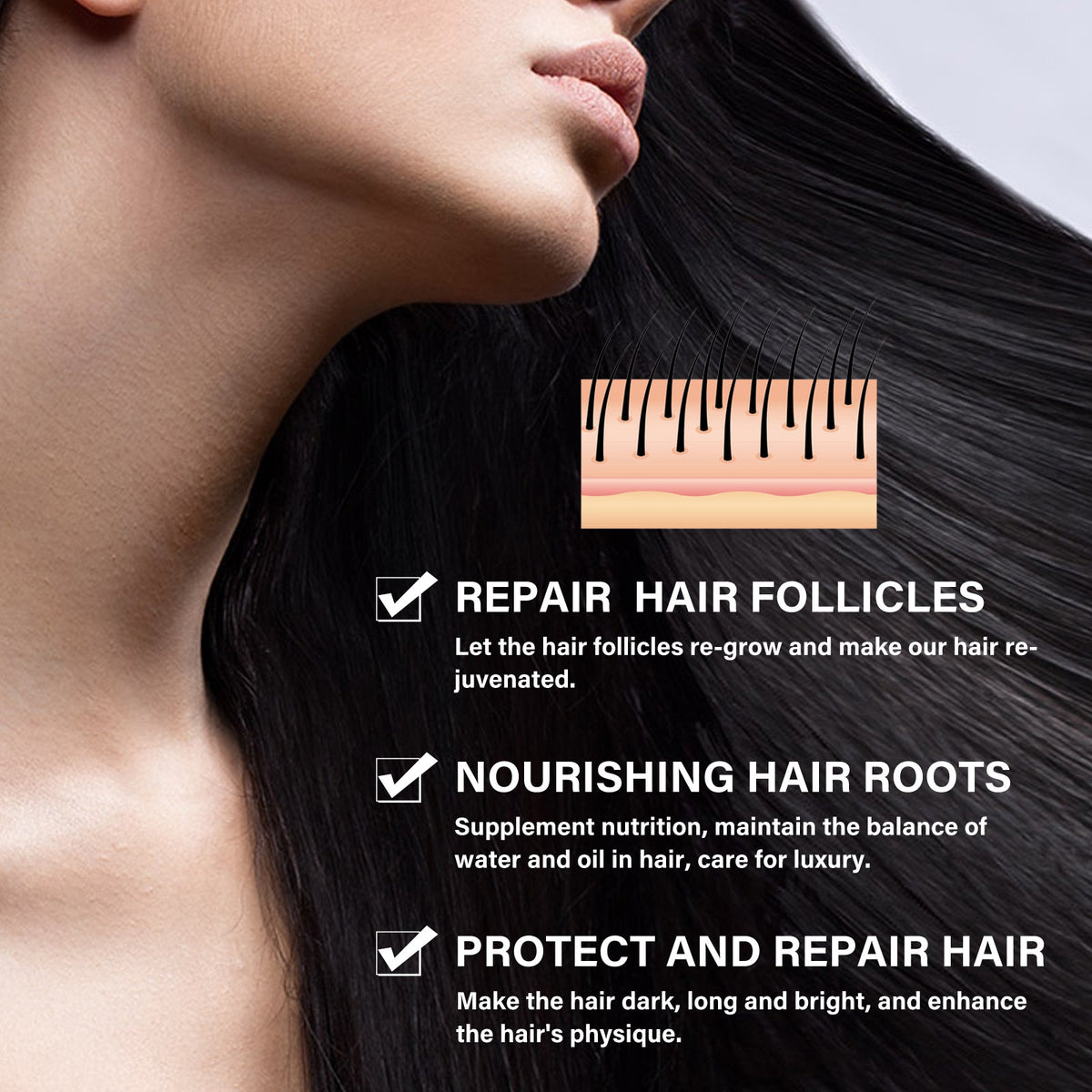 Ginger Hair Growth Ointment, Moisturize And Thicken Hair, Repair Damaged Hair And Prevent Hair Loss Hair Care Cream
