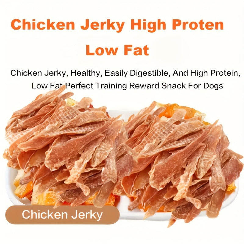 Dog Treats Chicken, Duck and Egg Yolk Assortment with Multi-Bag, 350g and 25 x 4g Options for Dog Reward Use — image 7