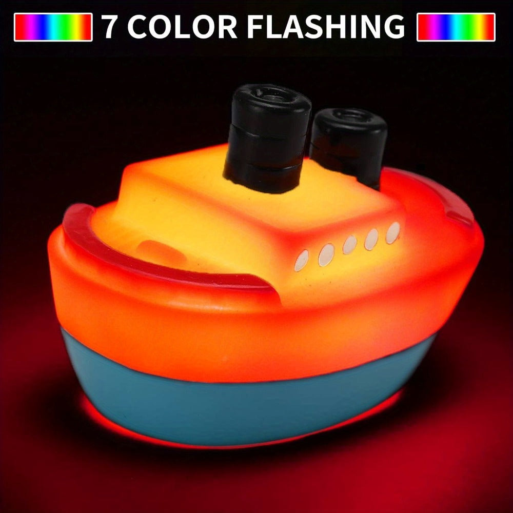 Floating Vehicle Bath Toy Sets with Light-Up 6-Piece, Light-Up 8-Piece or No-Light Options — image 8