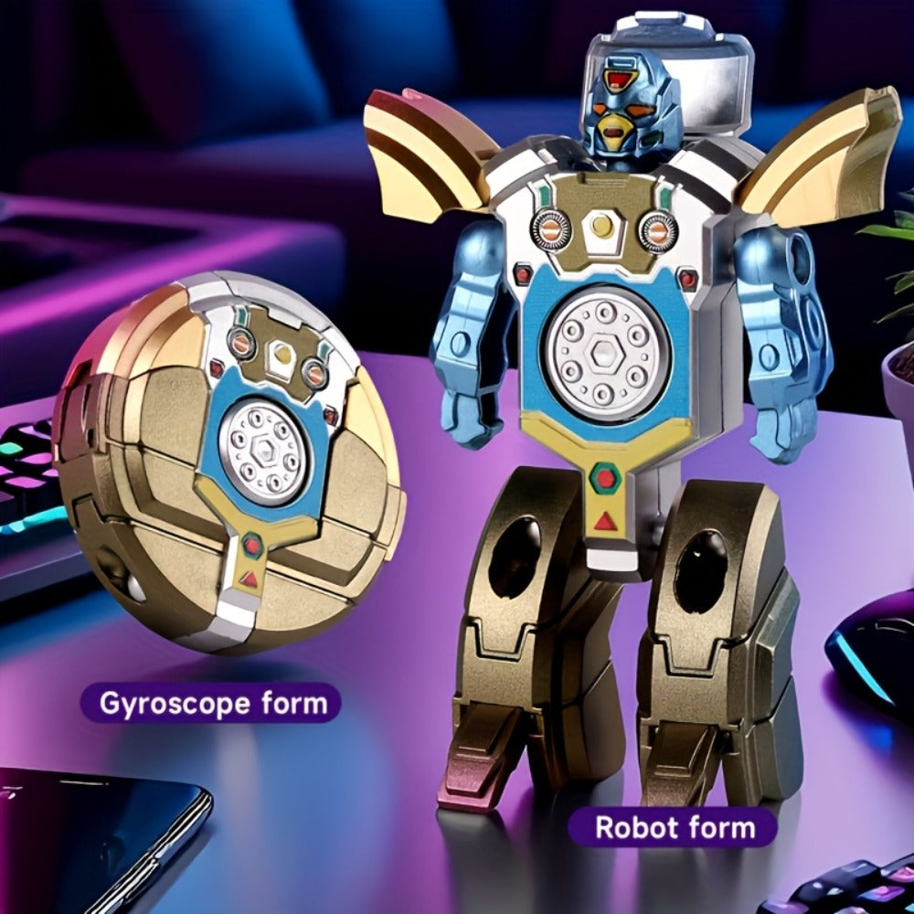 Deformation Robot Fingertip Gyro Fidget Spinner, Creative Finger Gyroscope Toy for Kids & Adults — image 14