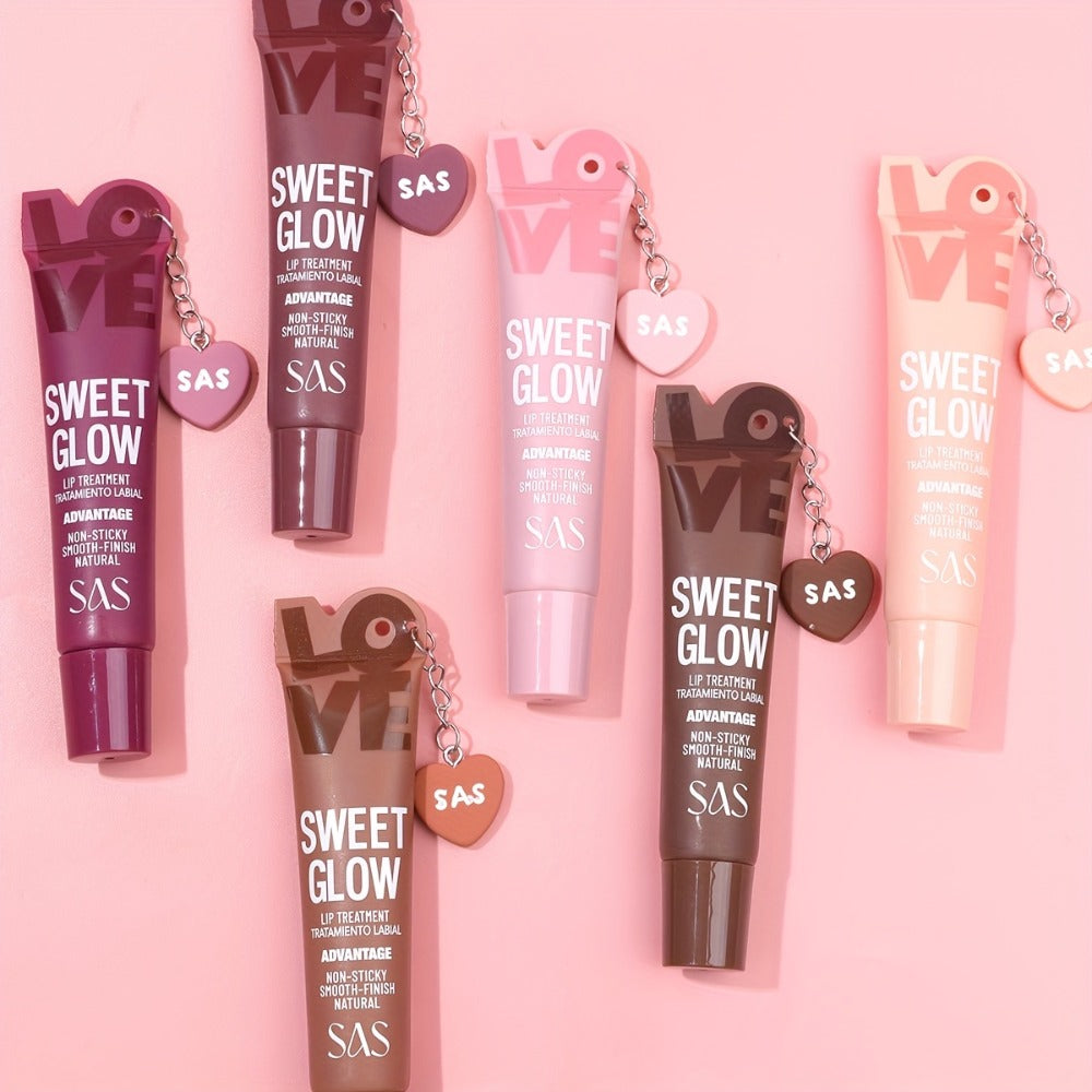 SAS Heart-Pendant Lip Gloss with 15ml Net Content, Squeeze-Tube Format and Six Numbered Shades — image 17