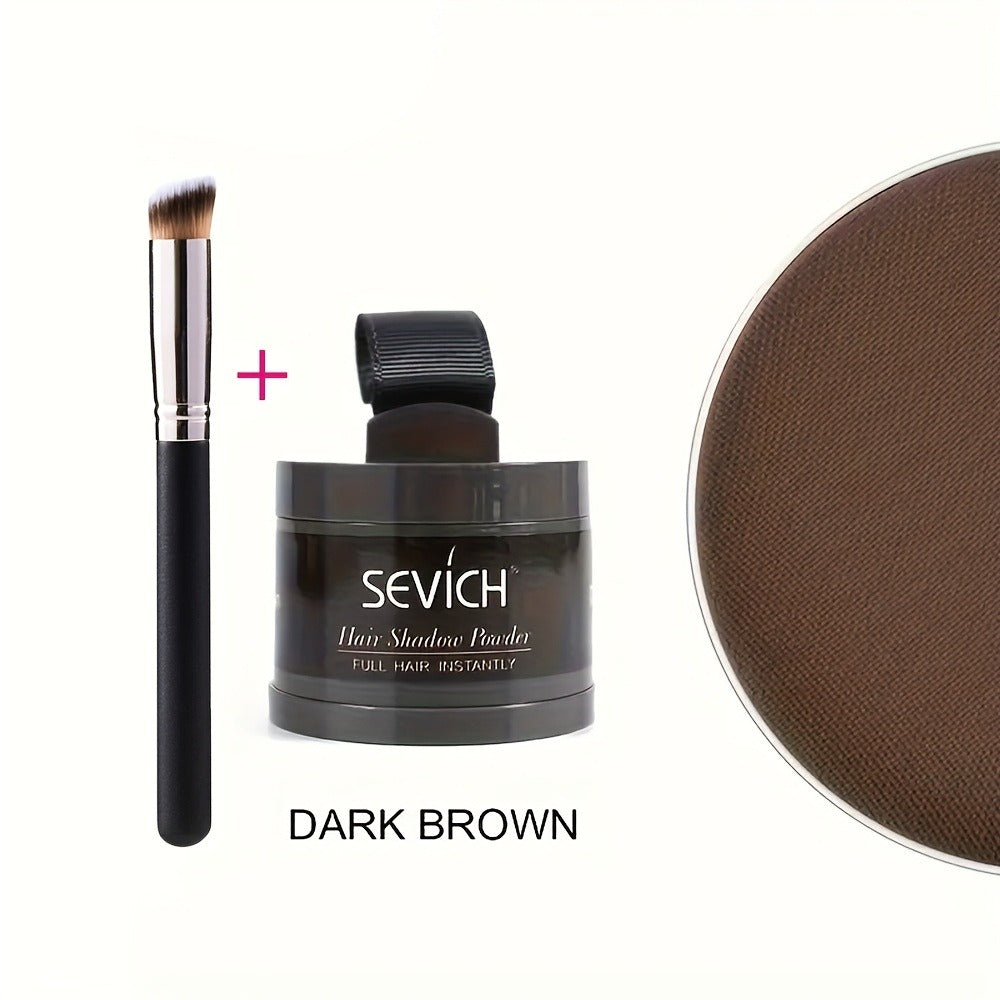 Thinning Hair Root Coverage Powder with Brush, Instant Hairline Concealer Natural Shadow Effect — image 19