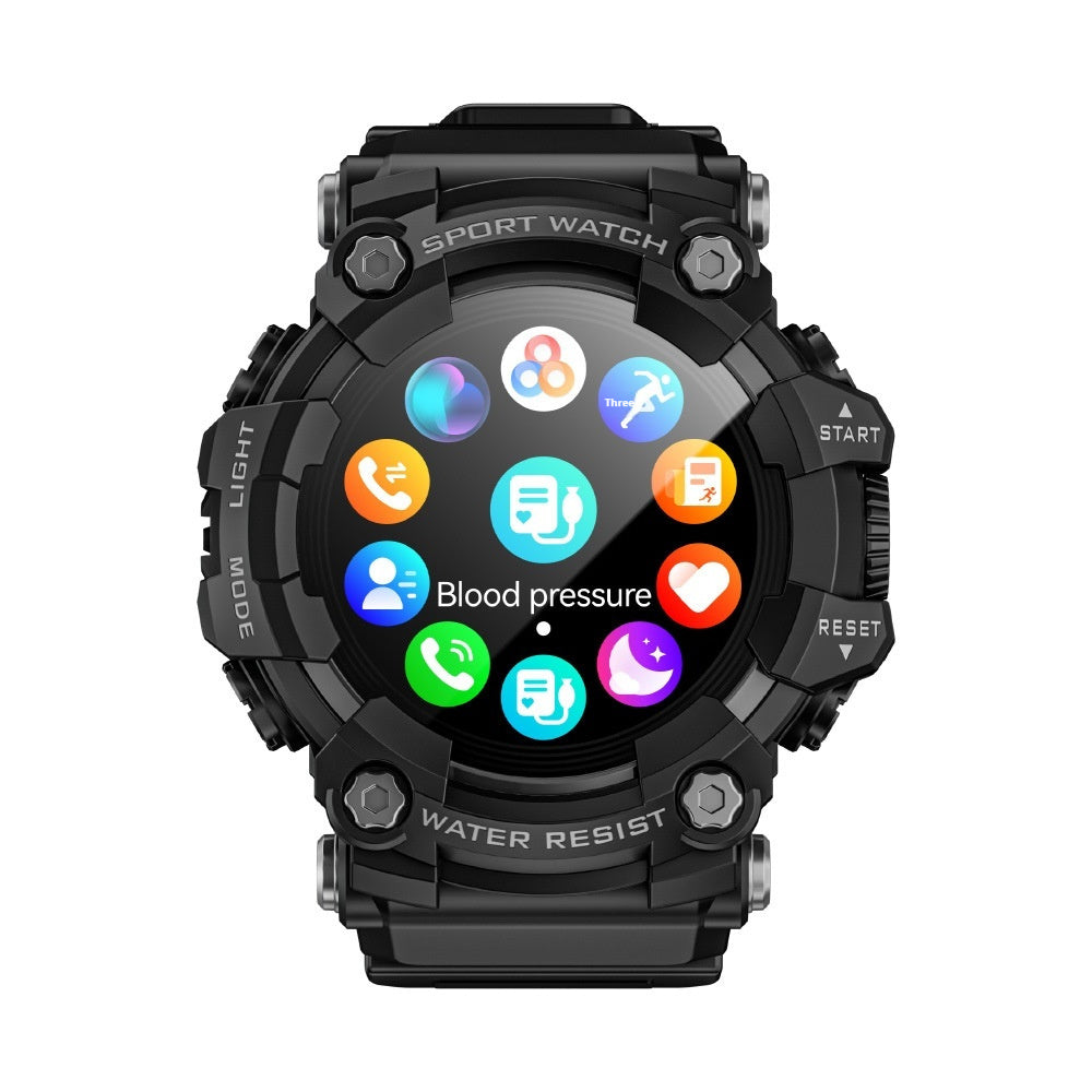 Outdoor Smartwatch With Bluetooth Calling Compass Flashlight And Sports Features