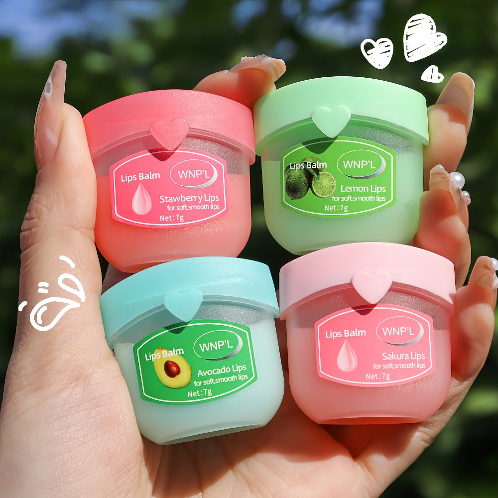 32-Piece Mini Pot Lip Balm Set with Eight Pictured Colors in Four Boxed Assortments and Heart Carton — image 8