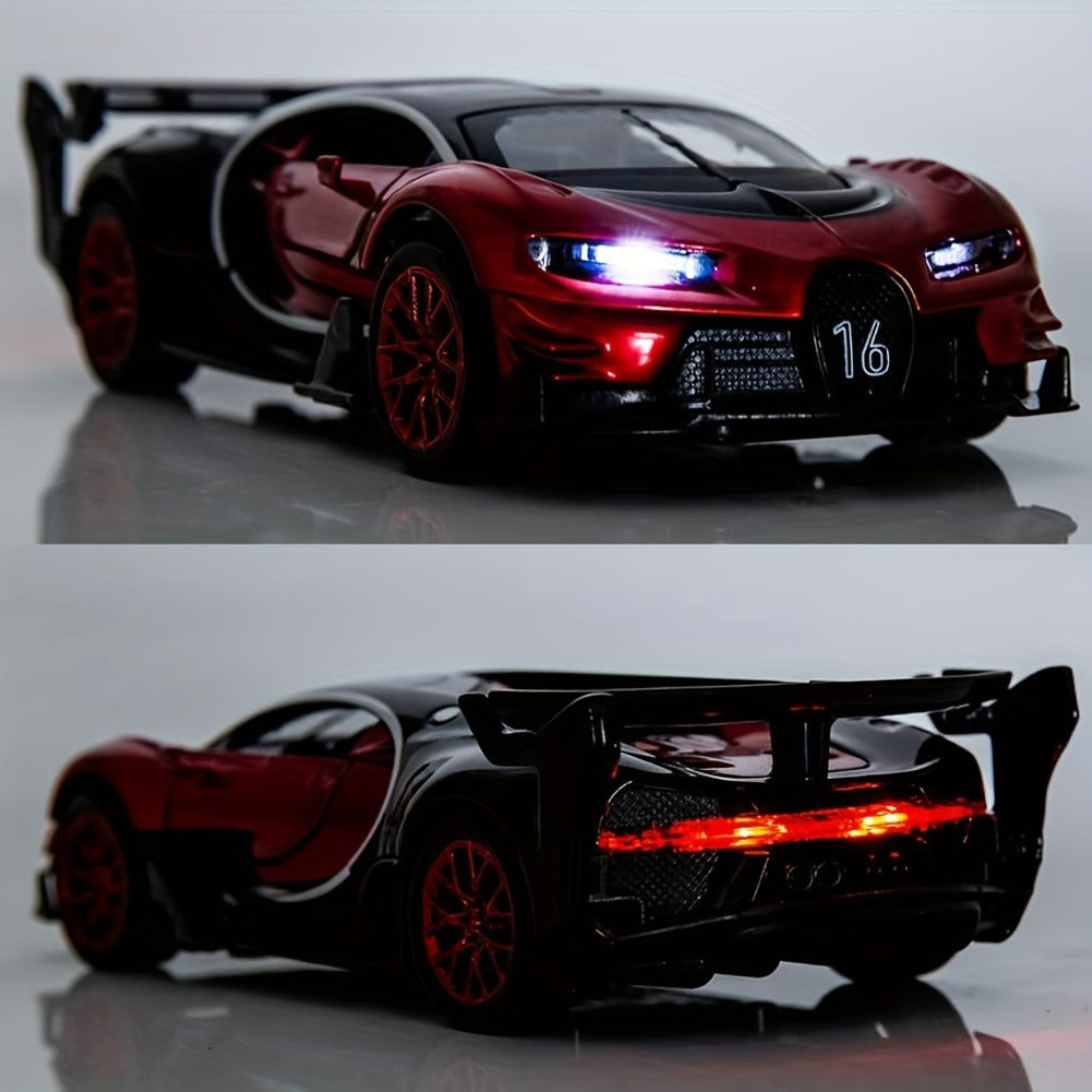 1:32 Vision GT Supercar Die-Cast Pull-Back Toy Car with Lights & Sounds, Zinc Alloy Model Car for Kids & Collectors — image 6