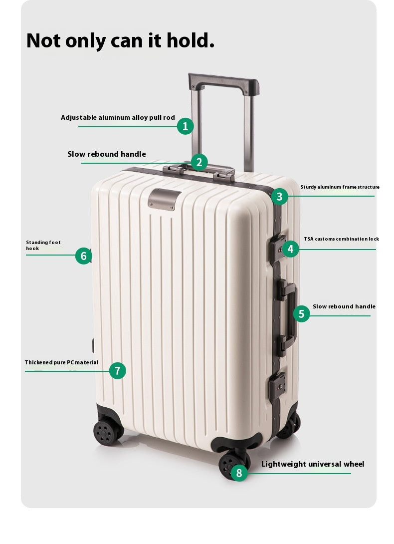 PC Travel Universal Wheel Multifunctional Large Capacity Luggage