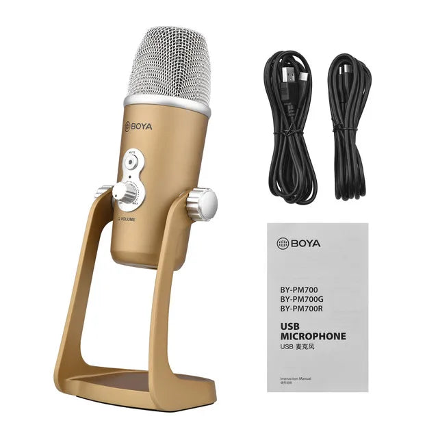 Condenser Microphone Eat Broadcast  Recording Built-in Sound Card