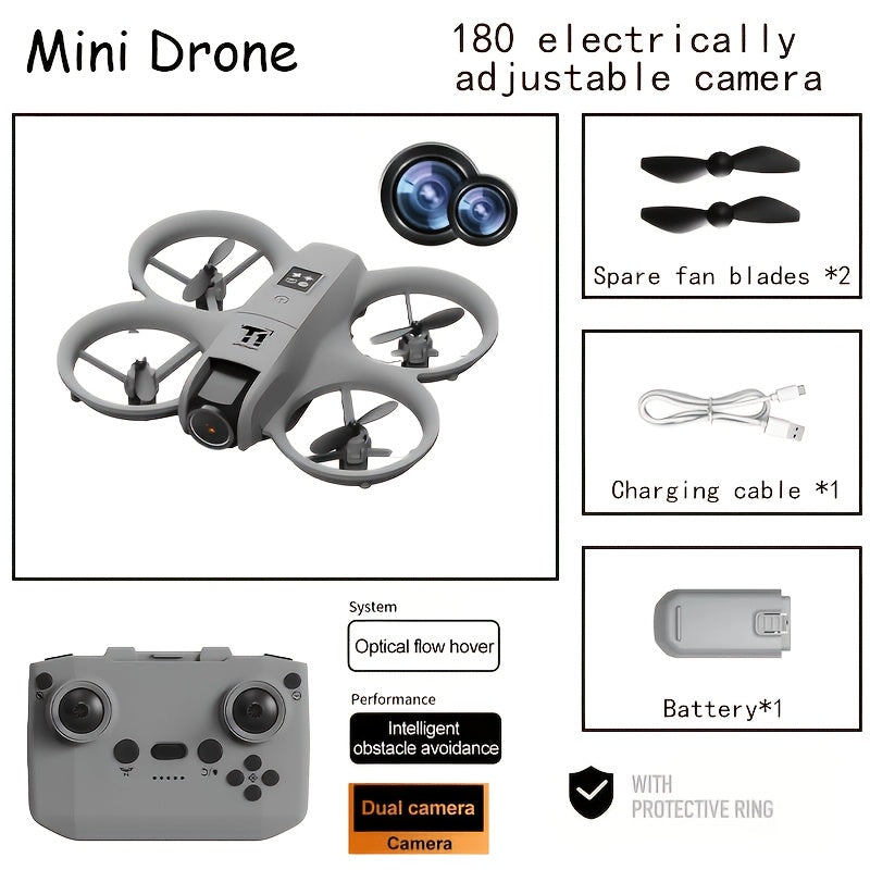 4K RC Airplane Auto Hover Dual Batteries Optical Flow WiFi FPV Camera One-Key Return Roll Anti-Shock Anti-Collision — image 3