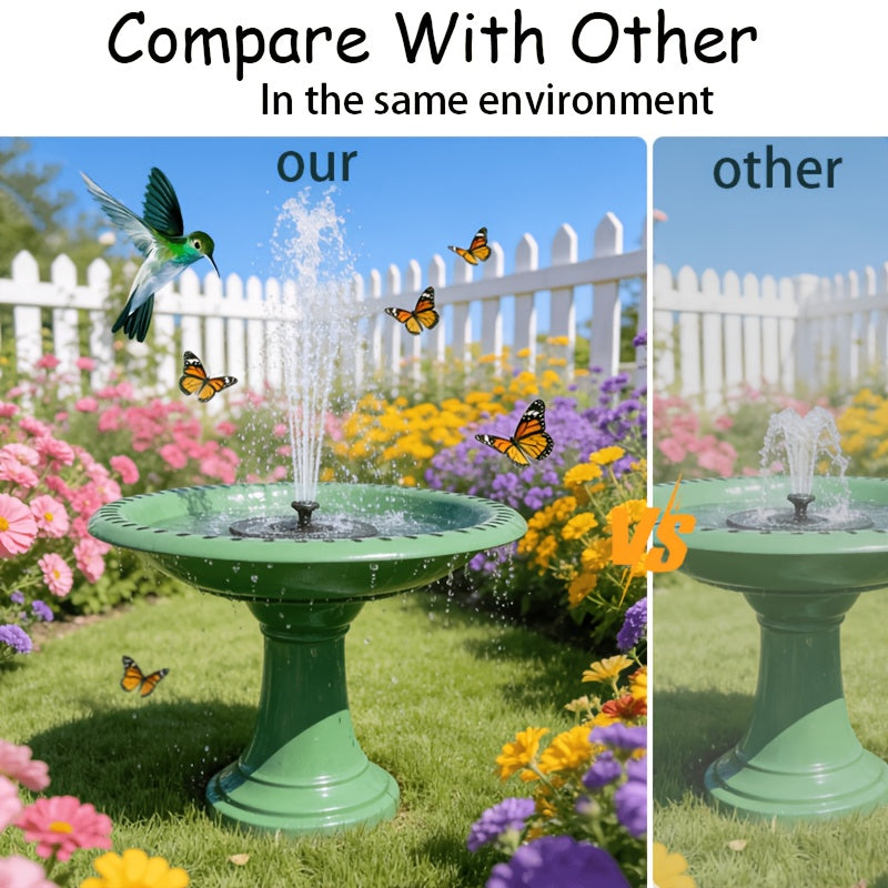 Solar Fountain Pump for Garden, Patio and Yard Use, with the Listed Configuration, for Everyday Use and Organized Storage — i