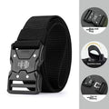 Men's Tactical Release Buckle Nylon Canvas Belt
