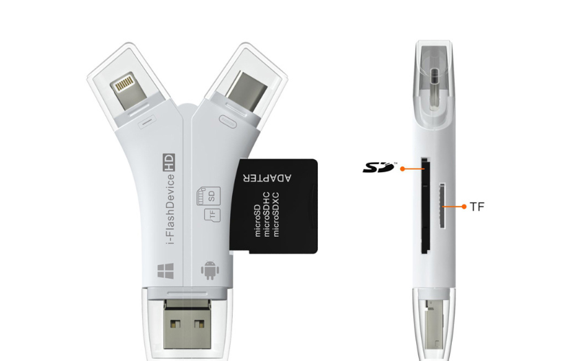 Compatible with Apple , Card reader