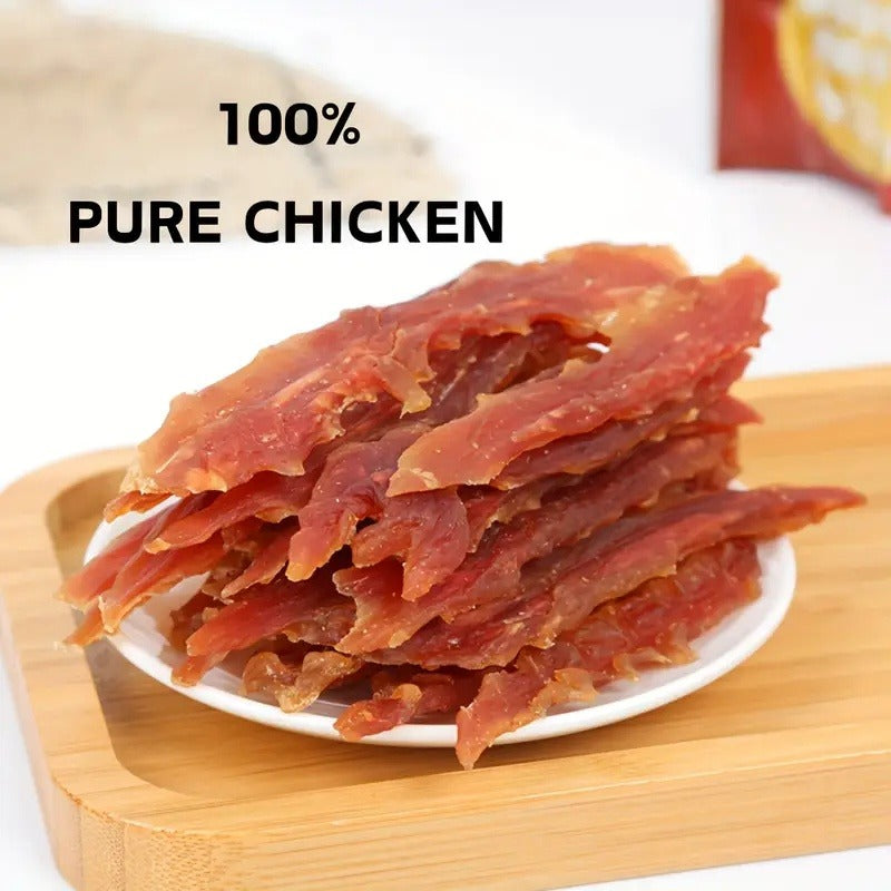 Dog Treats Chicken, Duck and Egg Yolk Assortment with Multi-Bag, 350g and 25 x 4g Options for Dog Reward Use — image 5