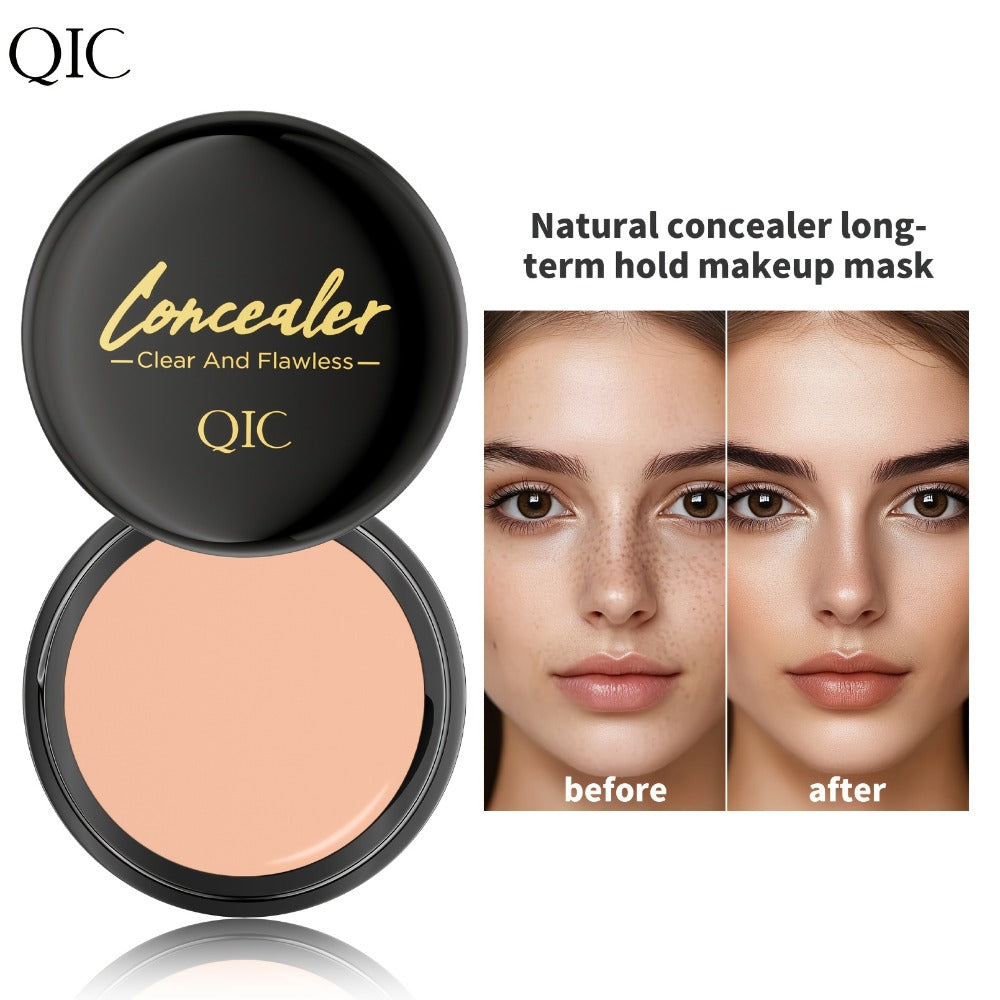Concealer Cream Set 2pcs Full Coverage – Waterproof Matte Finish, Plant-Based Squalane, Buildable Coverage for Dark Spots — i