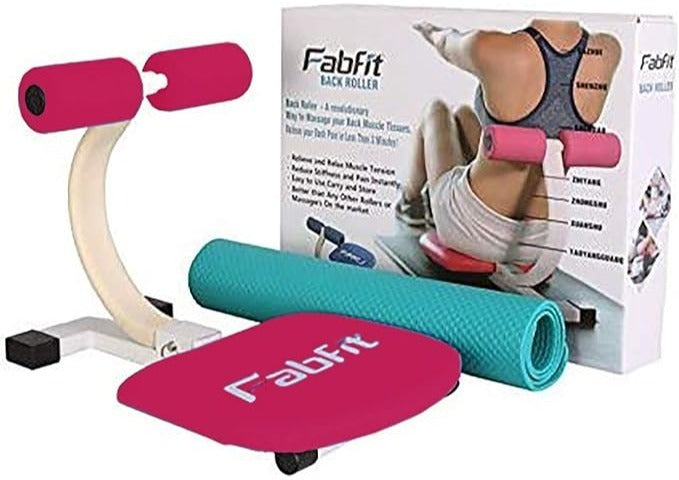 Fitness Equipment FabFit Ab Crunch Trainer with Dual Roller Frame Yoga Mat and Three Color Options — image 9