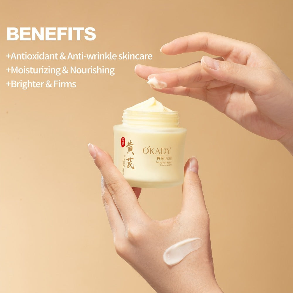 Face Cream Astragalus Root Extract Two-Pack with 100g Per Jar for Morning and Evening Moisturizing — image 2