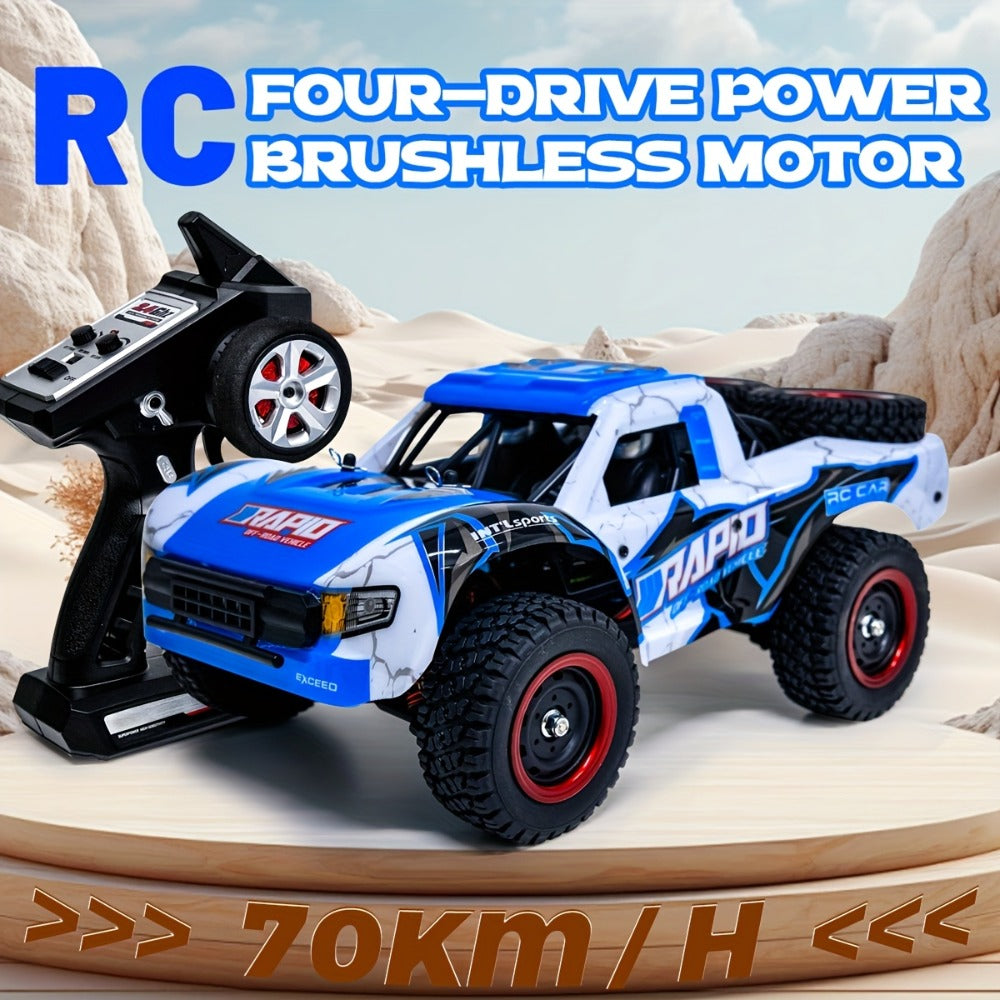Remote Control Car, RAPTO 1:14 Scale 4WD Off-Road Truck with Carbon-Brush or Brushless Motor Variants and 2.4GHz Control — im