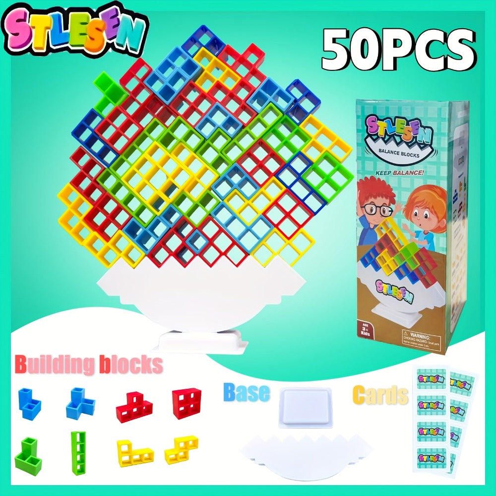Balancing Stacking Blocks Game Set with the Listed Color, Size or Set Options for Everyday Use — image 9