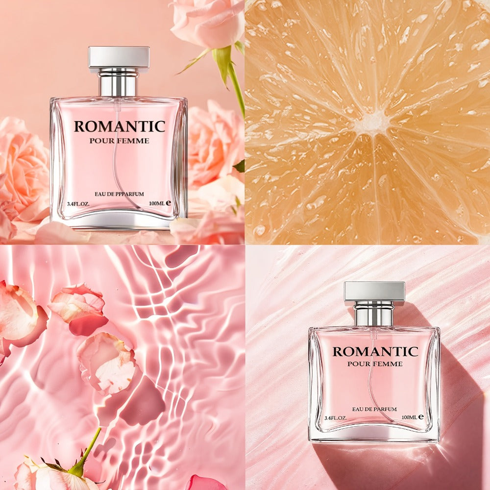 Perfume for Women Two-Pack of 100ml EDP Sprays with Rose, Chamomile, Lemon, Lily, Violet, Musk and Wood — image 2
