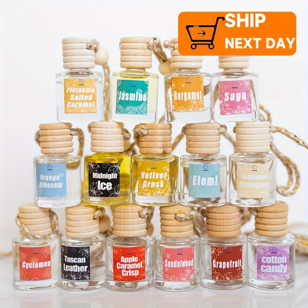Car Air Freshener X&Y Four-Bottle Hanging Diffuser Gift Set with Eight available Style and Collection Options — image 23