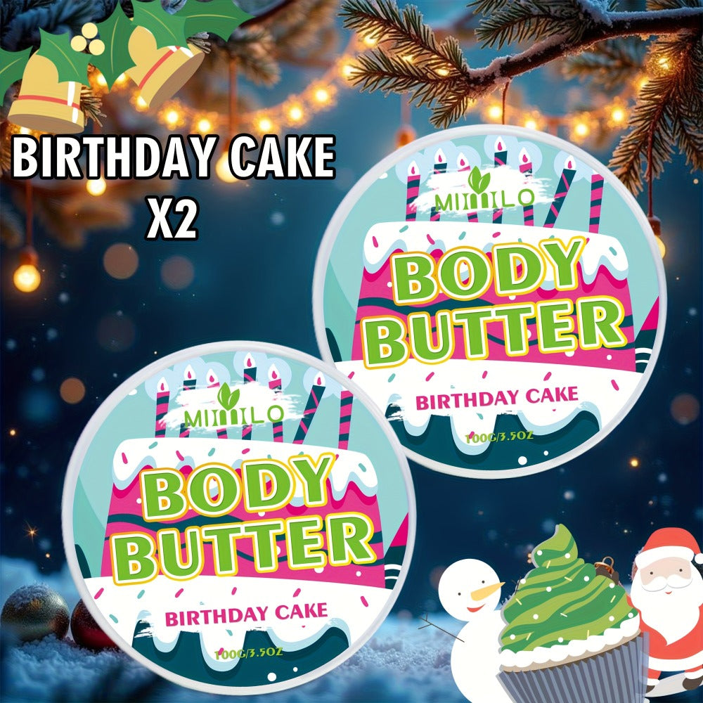 Fruity Body Glaze Set 8 Scents 100g×2 – Pineapple Coconut Strawberry Coffee Peach Doughnut Birthday Cake Non-Greasy All-Day M