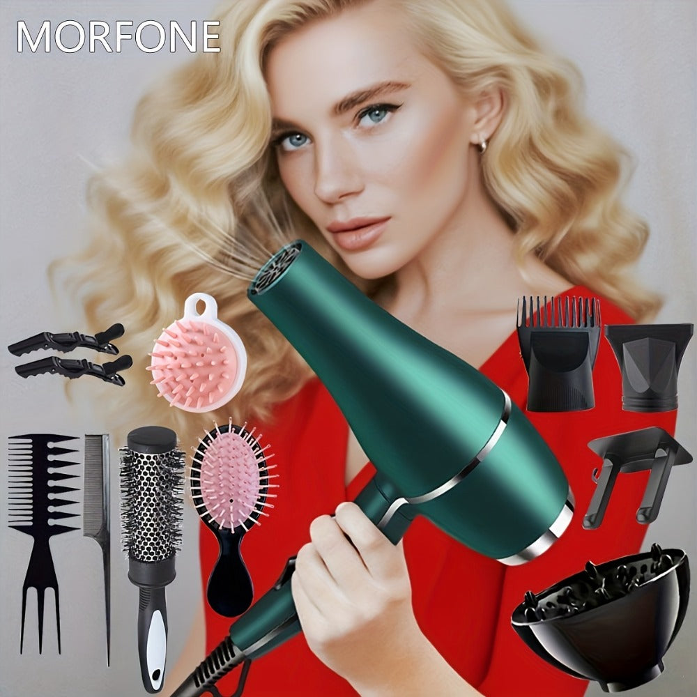 Handheld Hair Dryer with Six Color and Accessory-Package Selections, Rear Intake and Inline Plug Control — image 2