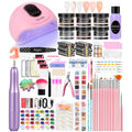 Acrylic Nail Kit with Electric Drill & UV LED Nail Lamp – Complete Professional Starter Set for Beginners with Acrylic Powder
