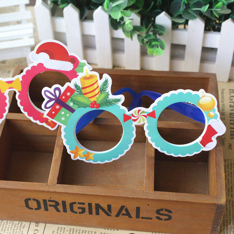 Luminous Christmas novelty glasses | glitter antlers and festive styles