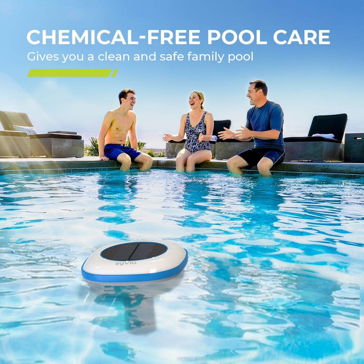 Solar Pool Ionizer for Garden, Patio and Yard Use, with the Listed Configuration, for Everyday Use and Organized Storage — im