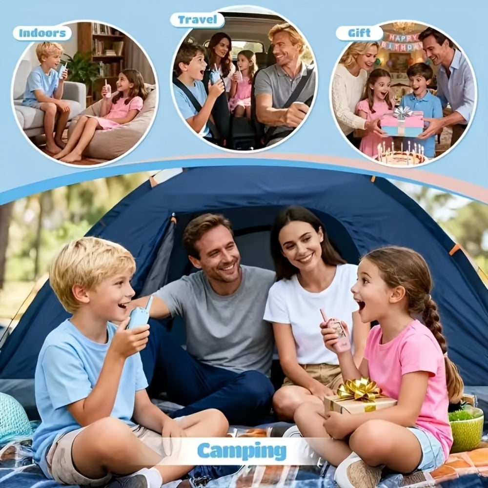2-Pack Kids Walkie Talkie Toy 2.4GHz, Video Call, Voice Changer & HD Camera, Long-Range Wireless Communication — image 11