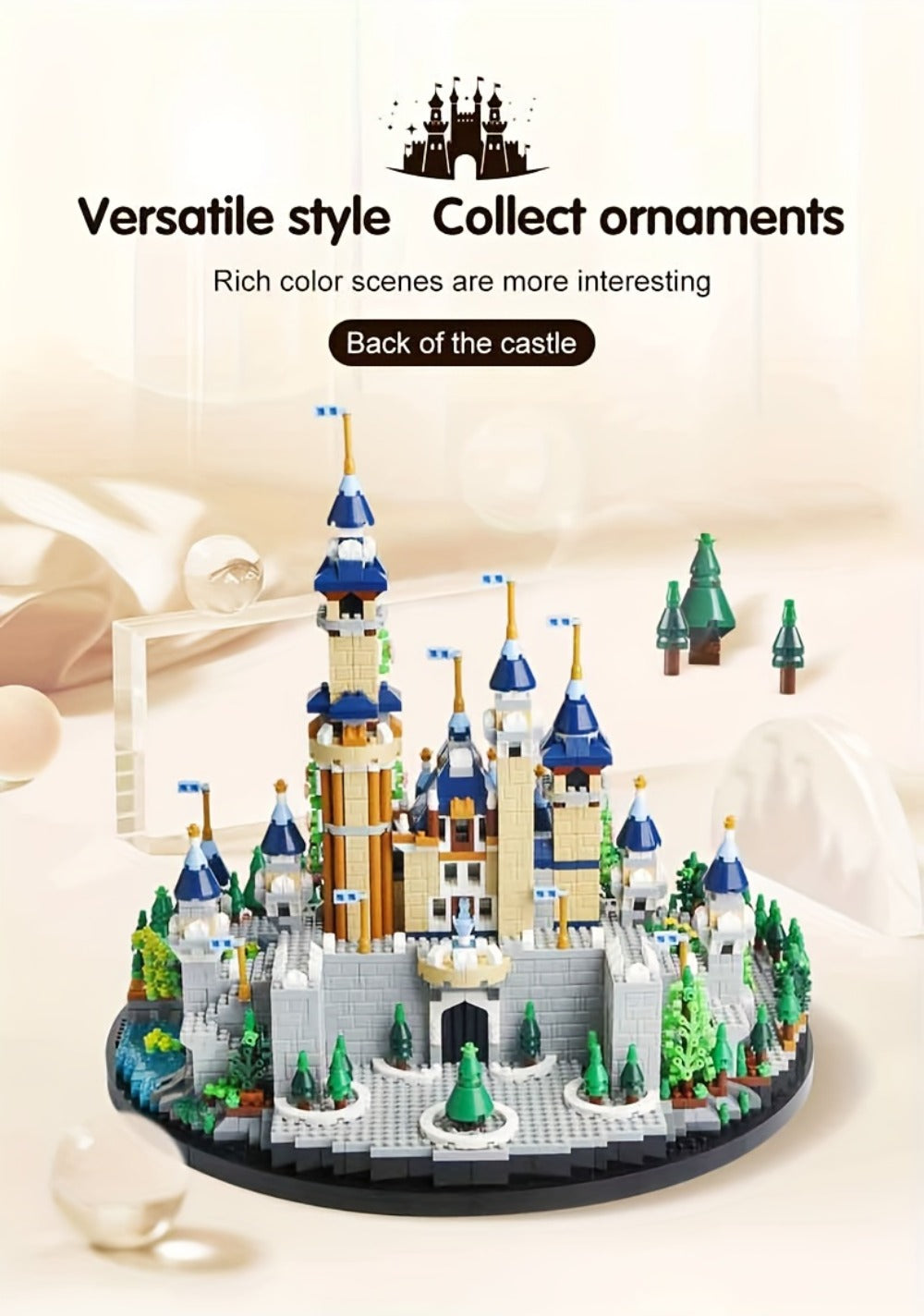 3600PCS Princess Castle Building Blocks Fairytale Palace STEM Micro Brick Architecture Kit for Girls Ages 8+ — image 14