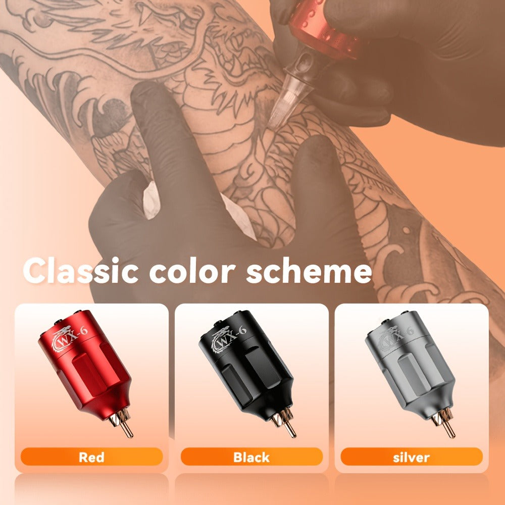 WX-6 Rechargeable Tattoo Power Supply with LED Display and Four RCA or DC Color Configurations — image 10