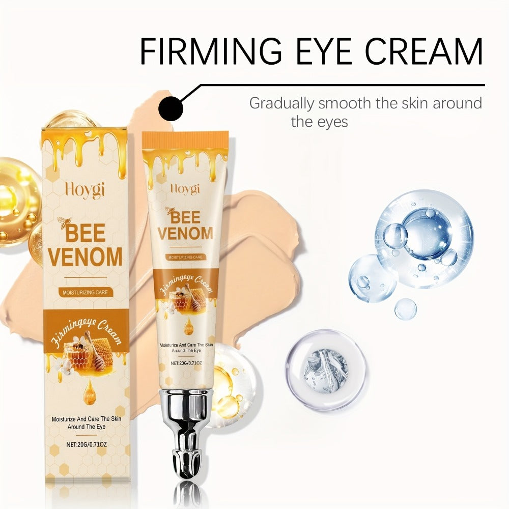 Bee Venom and Hyaluronic Acid Eye Cream Three-Pack in Coordinated Gold-and-White Cosmetic Tubes — image 2