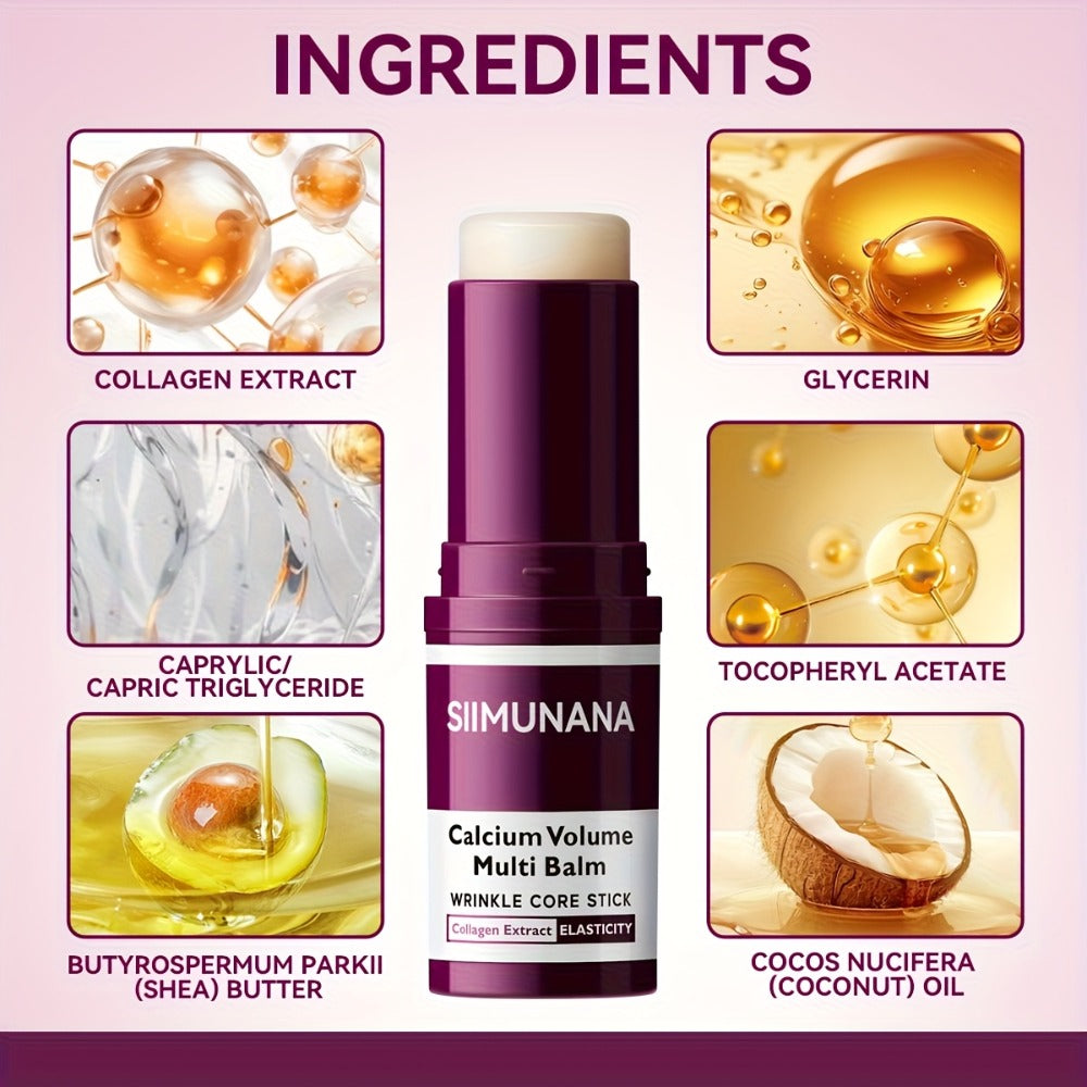 Collagen Calcium Korean Beauty Bar Cream Multi-Purpose Face Lip Body Fragrance Formula Sensitive All Skin Types Portable Unis