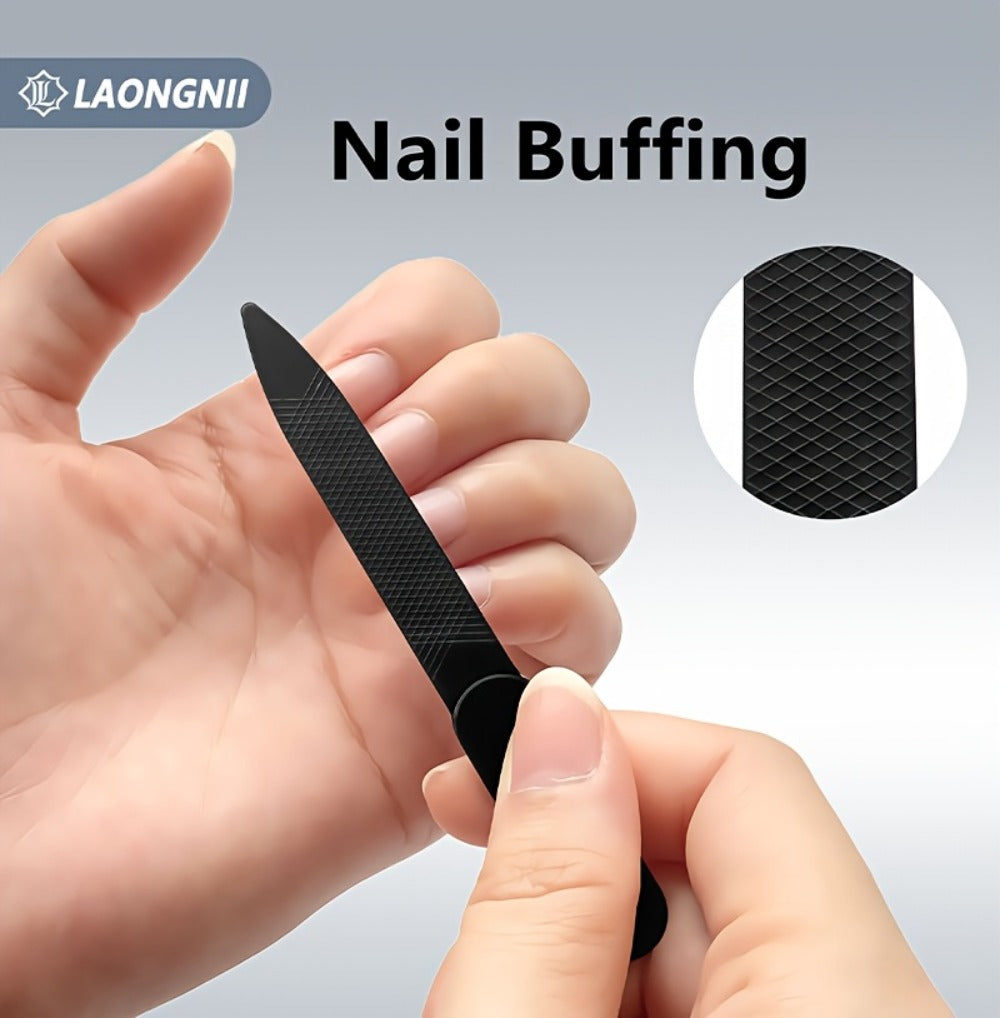 Seven-Piece Toenail Clipper Kit with Angled Nippers, Curved Blade Tool, Nail File and Lifter — image 22
