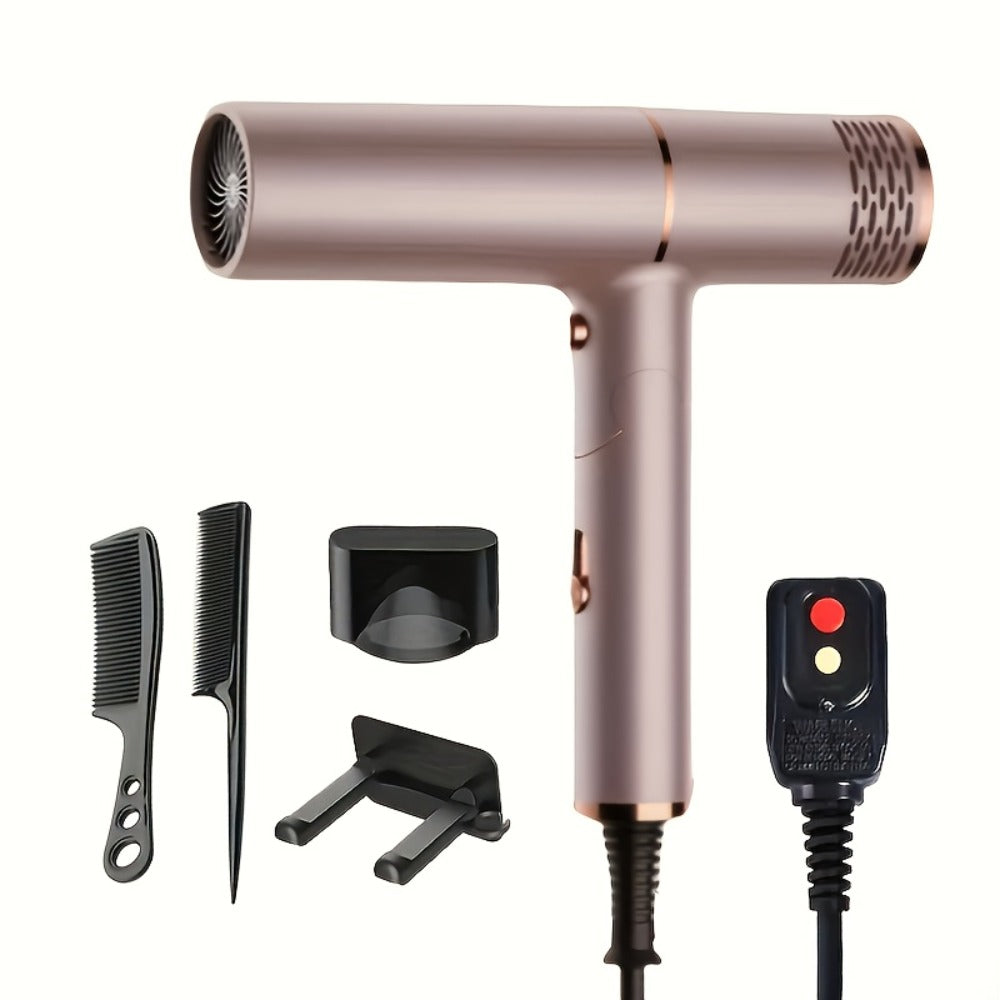 Foldable Hair Dryer with Storage Stand, Concentrator-Style Nozzle, Hot and Cold Air Labels and Four Colors — image 10