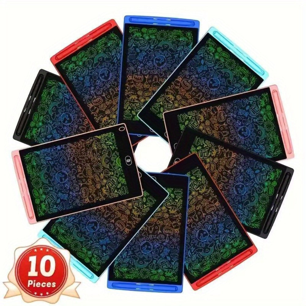 8.5-Inch LCD Drawing Tablets in 10- or 20-Piece Packs with Styluses and Multicolor Frames for Group Drawing — image 7