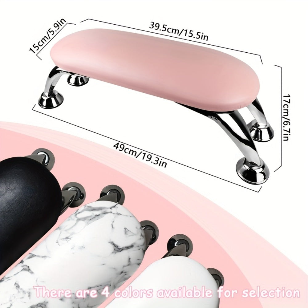 Nail Armrest Hand Pillow Detachable Non-Slip Wrist Rest Cushion for Nail Technicians – Foldable Portable Manicure Support for