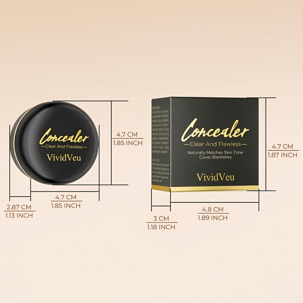 Waterproof Matte Concealer 3 Pack, Full Coverage Plant-Based Formula for Dark Circles, & Blemishes — image 6
