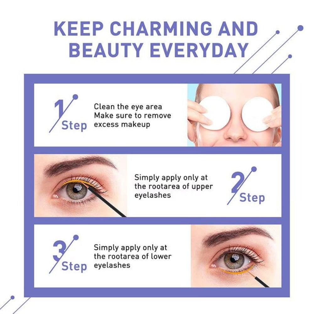 Lash & Brow Growth Serum 2-Pack – Thickening Lengthening Curling Eyelash Serum for Fuller Upper Lower Lashes | Eyebrow Serum 