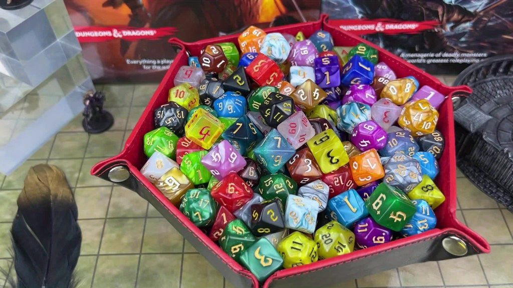 DND Dice Set 182pcs 26 Colors with the Listed Color, Size or Set Options for Everyday Use, with Listed Configuration — image 