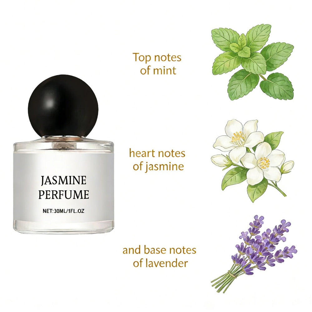 Perfume for Women Jasmine or Sweet Orange Blossom Spray with Fresh Mint, Jasmine and Lavender Notes — image 6