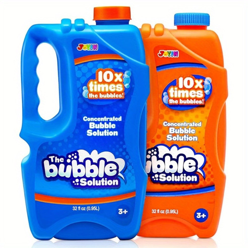 64oz Bubble Solution Refill 2-Pack Concentrate, Makes 5 Gallons, Compatible with Bubble Machines — image 3