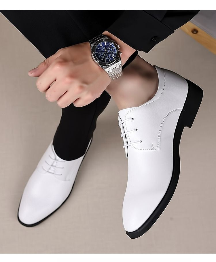 Men's Fashionable Casual Business Leather Shoes With Soft Soles